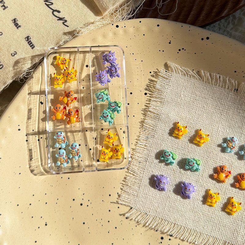 Acessórios de nail art Pokémon - Resin Art Accessories avaliação e preço