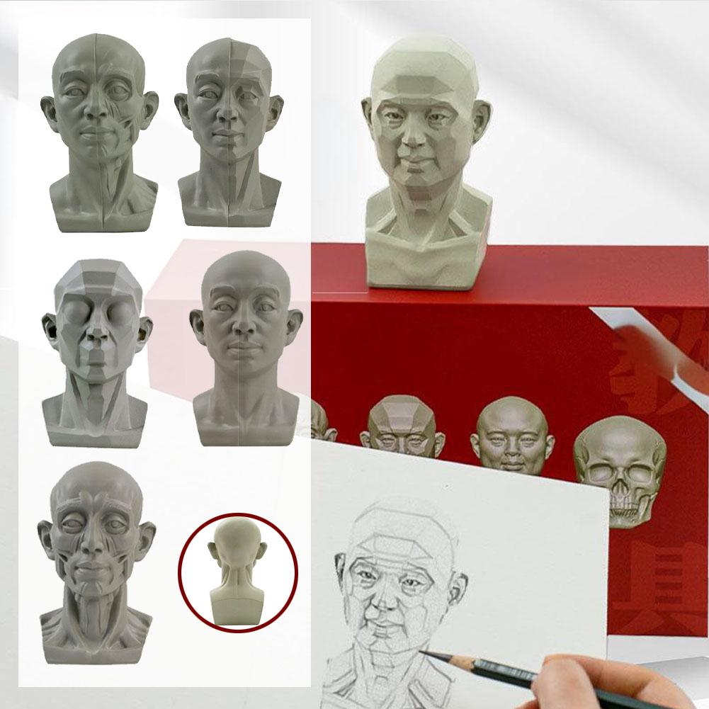 Gesso Retrato Ensinando Aids,  - Resin Art Learning avaliação e preço