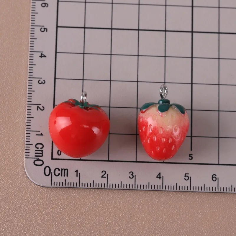 10 Peças de Pingentes de Fruta - Resin Art Accessories avaliação e preço