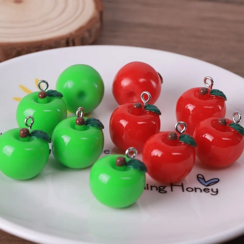 10 Peças de Pingentes de Fruta - Resin Art Accessories avaliação e preço