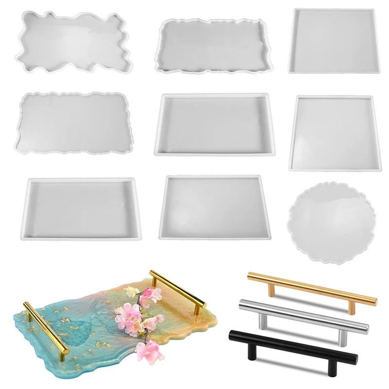 Bandeja de resina epóxi molde  - Resin Art Mold avaliação e preço