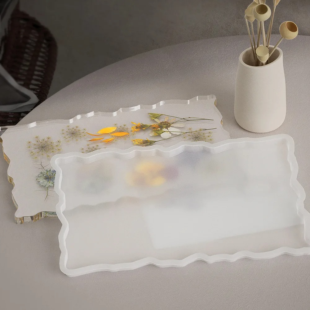 Bandeja de resina epóxi molde  - Resin Art Mold avaliação e preço