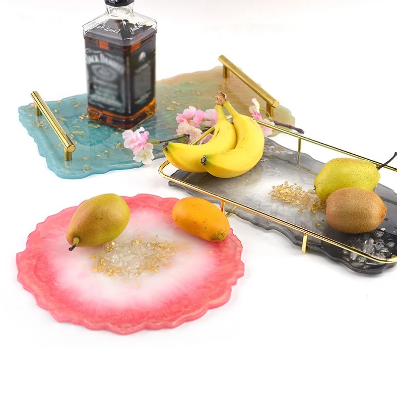 Bandeja de resina epóxi molde  - Resin Art Mold avaliação e preço