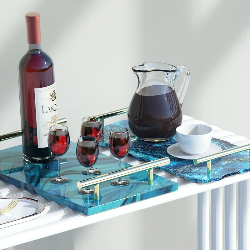 Bandeja de resina epóxi molde  - Resin Art Mold avaliação e preço