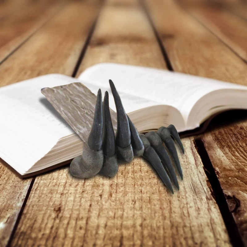 Mão do diabo halloween filme d - Resin Art Bookmark avaliação e preço