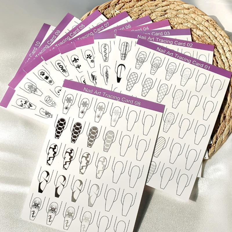 Papel de Prática para Nail Art - Resin Art Learning avaliação e preço