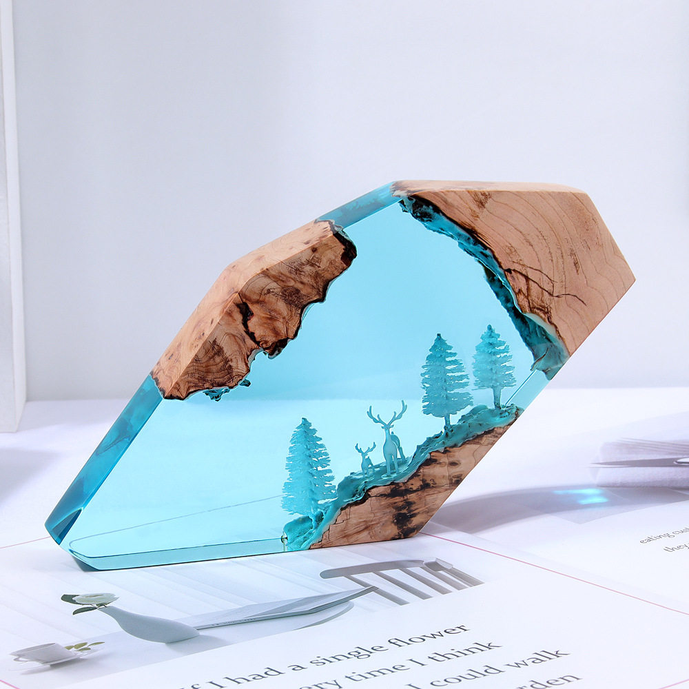 Arte de Mesa Fada da Floresta  - Resin Art Home Decor avaliação e preço