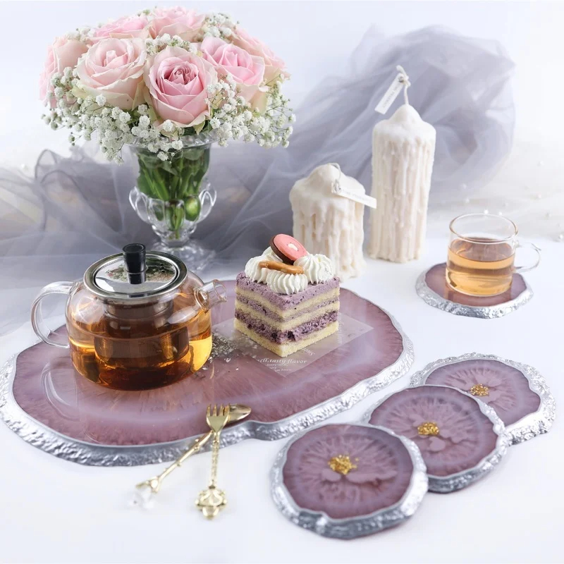 Molde de resina epóxi de crist - Resin Art Tray avaliação e preço