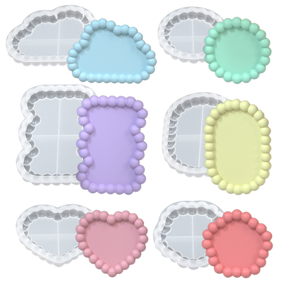 Bandeja de bolhas molde de sil - Resin Art Tray avaliação e preço